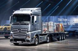 Novi težkokategornik mercedes-benz actros je prišel v Slovenijo