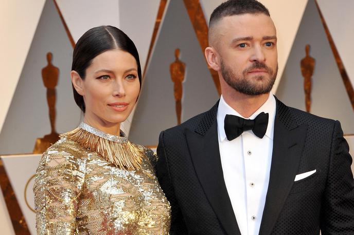 Jessica Biel in Justin Timberlake | Justin Timberlake in Jessica Biel sta poročena od leta 2012, skupaj pa imata dva sinova. | Foto Guliverimage