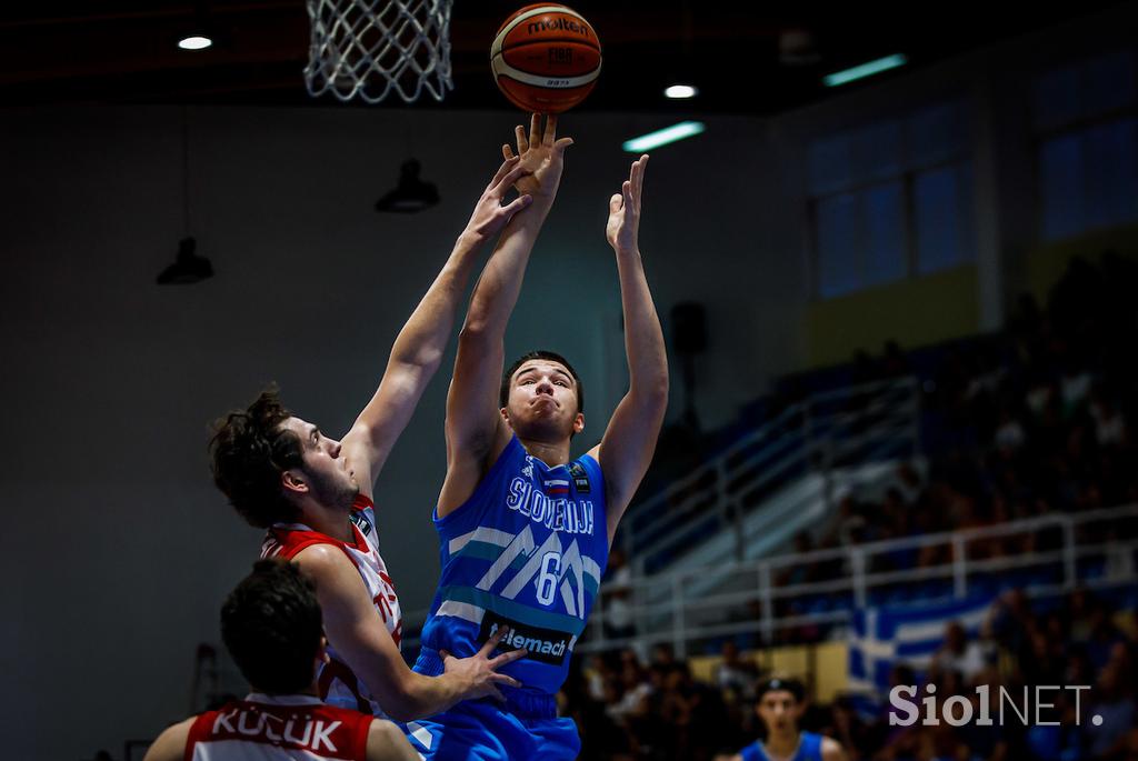 Fiba EP U18: Slovenija - Turčija polfinale