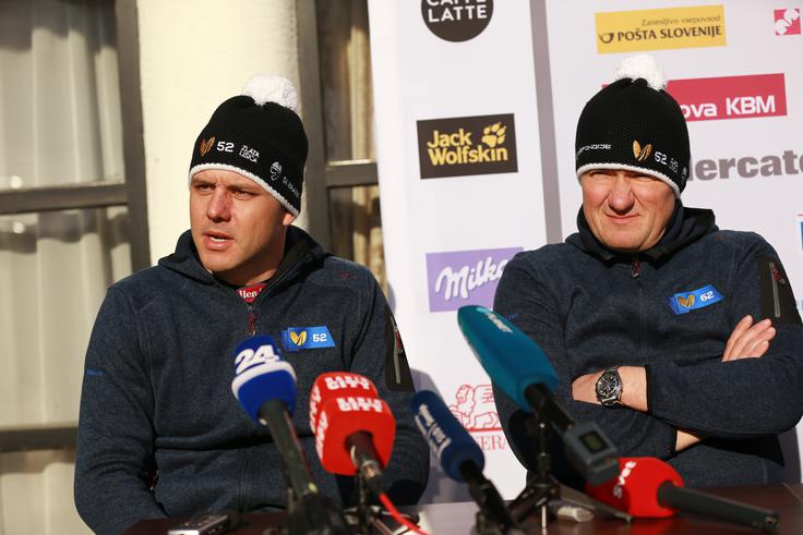 Mitja Dragšič kot vodja tekmovanja in predsednik ASK Branik Boštjan Tancer že napovedujeta 53. Zlato lisico. Ta bo na sporedu 7. in 8. januarja. | Foto: Mediaspeed