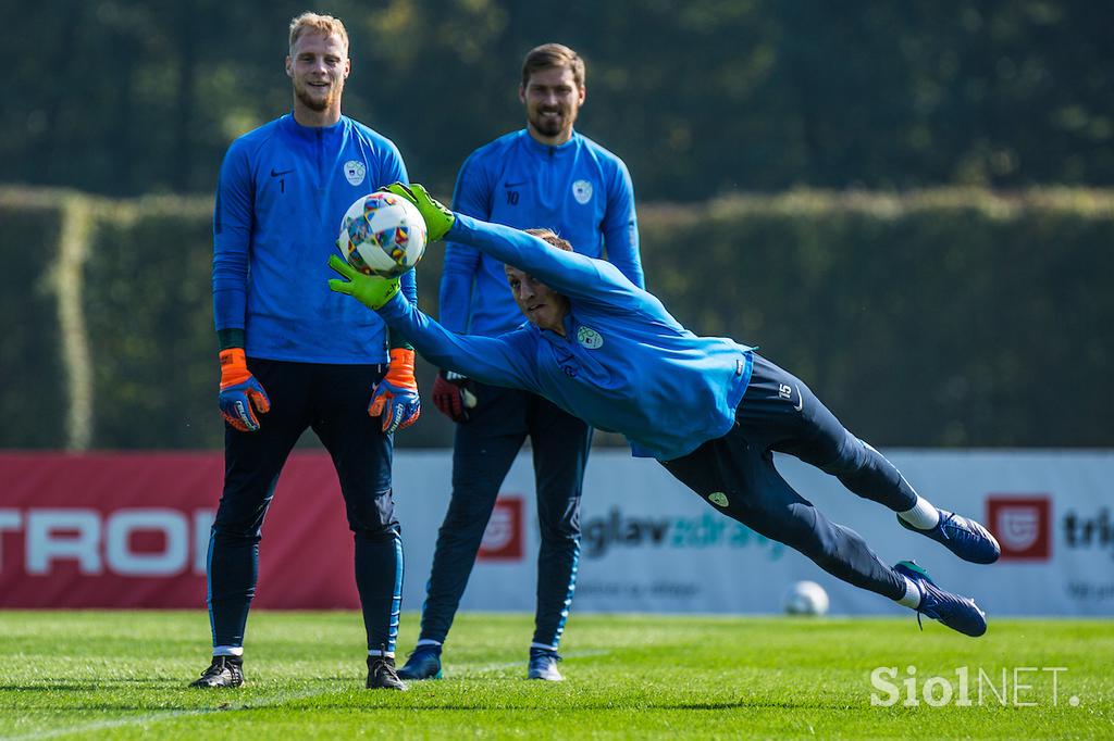 Slovenska nogometna reprezentanca Trening Brdo