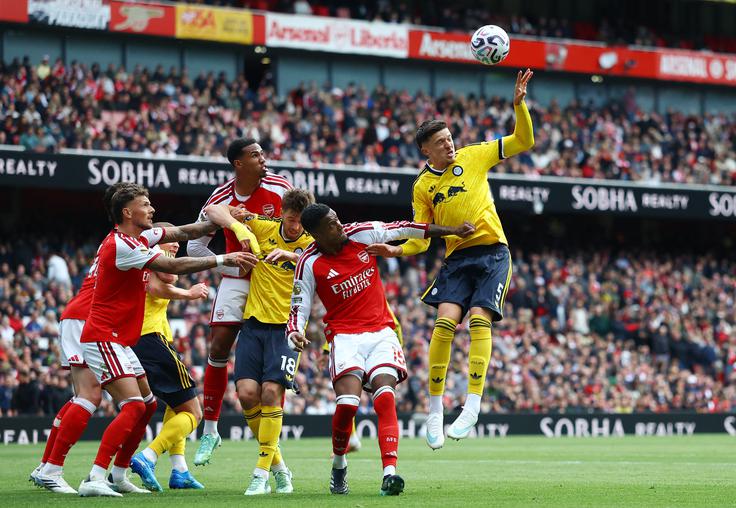 Arsenal je premagala Bijolov Leeds | Foto: Reuters
