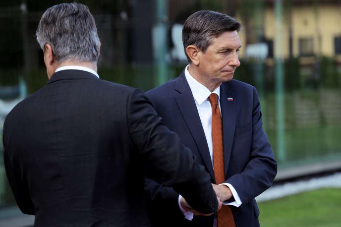 Borut Pahor Zoran Milanović | Hrvaški predsednik Zoran Milanović in predsednik republike Borut Pahor leta 2021 na srečanju voditeljev pobude Brdo-Brioni. | Foto STA