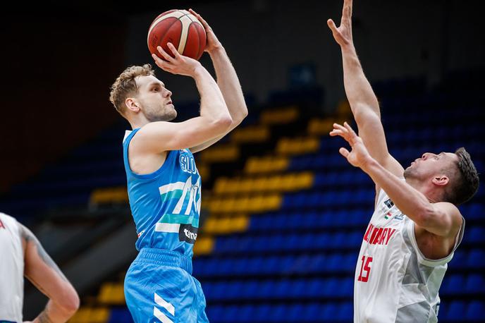 slovenska košarkarska reprezentanca, Slovenija : Madžarska, Jaka Blažič | Jaka Blažič je bil s 24 točkami najboljši strelec. | Foto FIBA