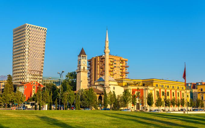 6. Tirana, Albanija - 609 sončnih ur | Foto: Thinkstock