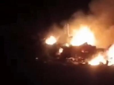 Nad Irakom je strmoglavil ameriški zračni tanker #video #vŽivo