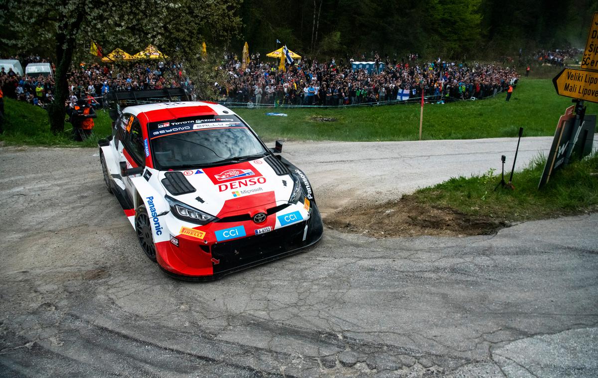 Croatia WRC 2023 | Elfyn Evans in sovoznik Scott Martin (Toyota) vodita po dveh dnevih relija za SP na Hrvaškem.  | Foto Red Bull