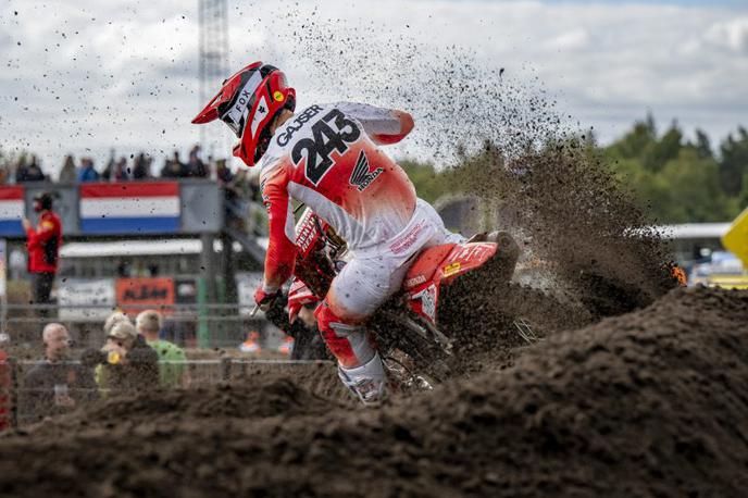 Tim Gajser Arnhem Honda | Tim Gajser je bil v soboto v Arnhemu na kvalifikacijski vožnji peti. | Foto Honda Racing/ShotbyBavo