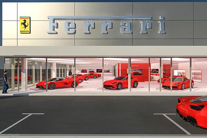 Ferrari salon Dunaj | Foto Arhitekt Götz Seidel / Gohm