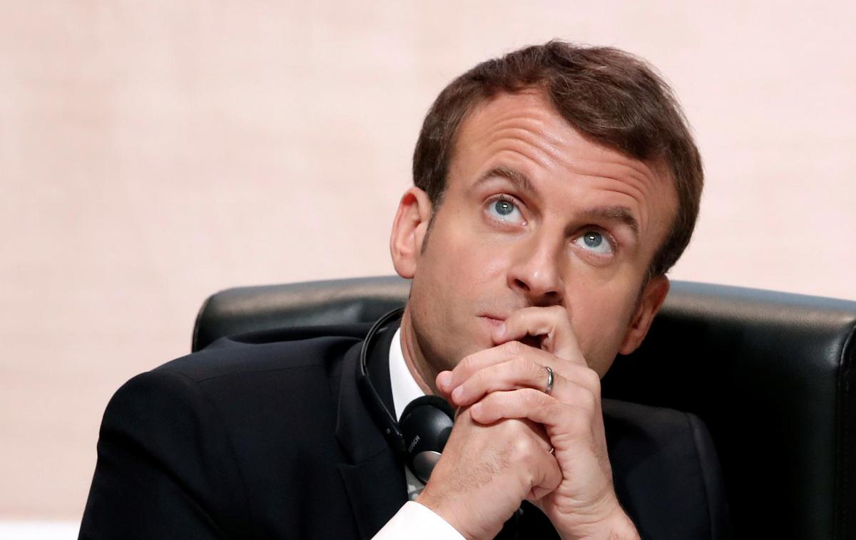 Emmanuel Macron | Francoski predsednik Emmanuel Macron je v posebni kolumni orisal svojo vizijo prihodnosti Evropske unije. | Foto Reuters