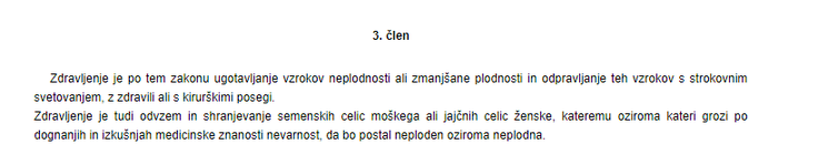 zakon | Foto: Ministrstvo za zdravje
