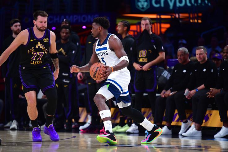 Anthony Edwards ni bil pri metu. | Foto: Reuters