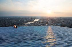 Vrtoglavi bazen, ki bo pljuskal več kot 200 metrov nad Londonom #video