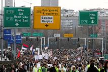 protesti v Beogradu