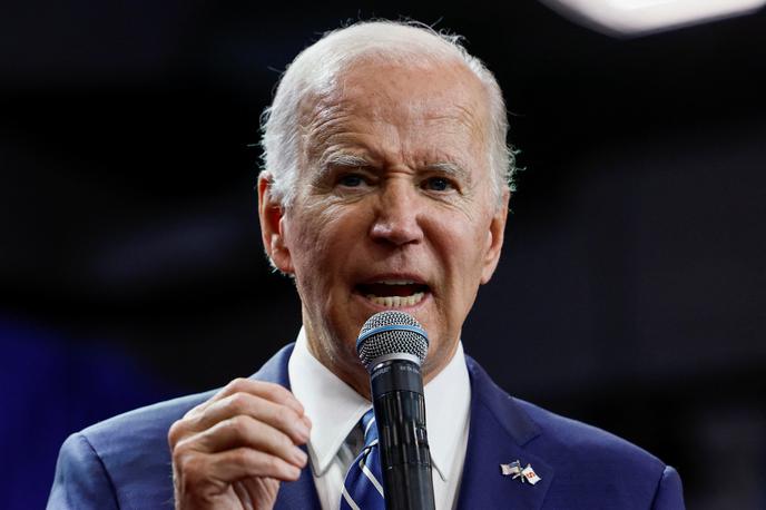 Joe Biden | Biden je med drugim pohvalil pozitivne premike na Hrvaškem, v Angoli, Dominikanski republiki in drugje, omenil pa je tudi težave v ZDA.  | Foto Reuters