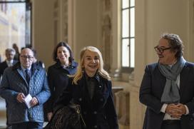 Sprejem filmskih zvezdnikov pri papežu Leonu XVI. v Vatikanu