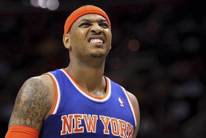 Težave za New York Knicks: poškodovana Anthony in Chandler