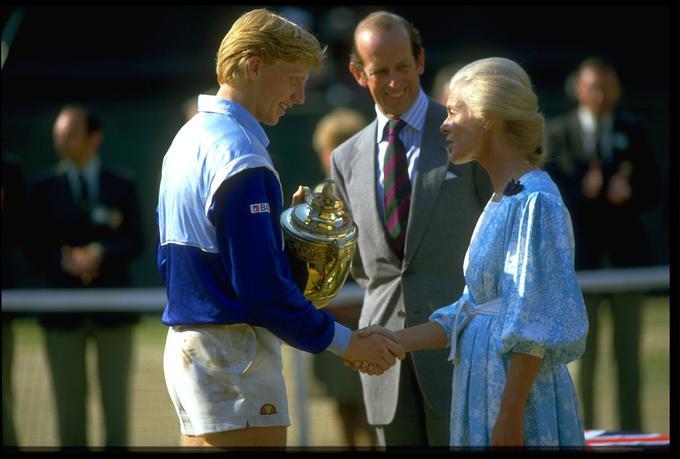 Boris Becker je že pri 17 letih zmagal v Wimbledonu. | Foto: Guliverimage/Getty Images