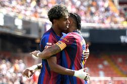 Barcelona trese mrežo Valencie #vŽivo