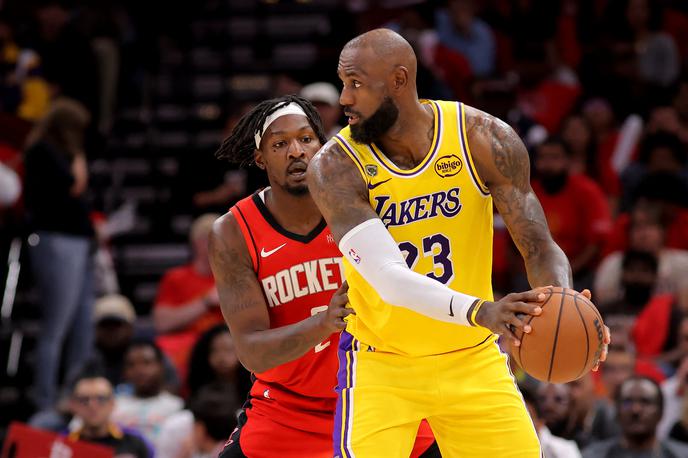 LeBron James Los Angeles Lakers | LeBron James tudi v 23. sezoni v ligi NBA navdušuje. Ima 41 let. | Foto Reuters