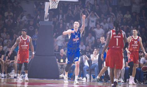 Partizan razbil Dubaj, Zvezda pobegnila s parketa in izgubila za 34