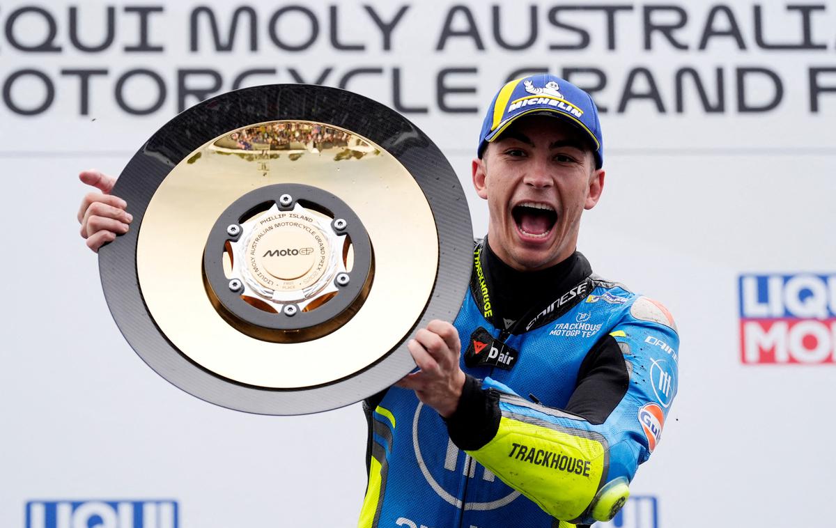 Raul Fernandez | Španski motociklist Raul Fernandez je zmagovalec dirke v svetovnem prvenstvu motoGP v Avstraliji. | Foto Reuters