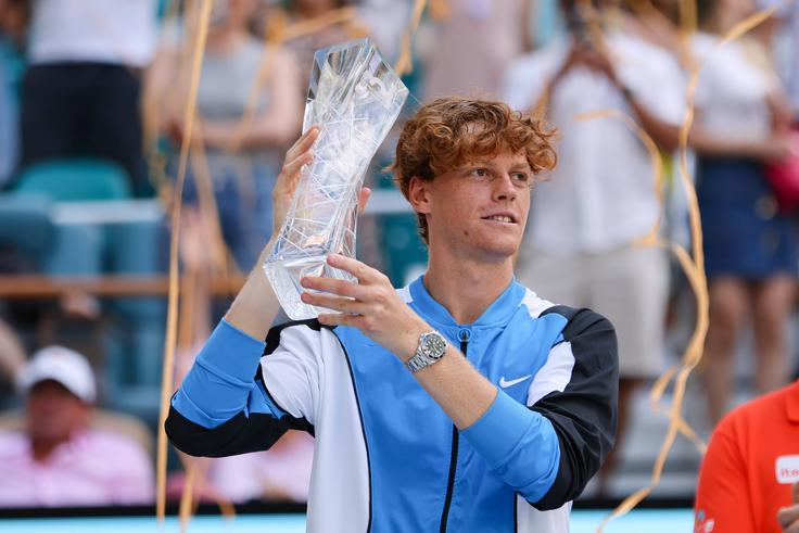 Jannik Sinner je zadnji konec tedna dobil turnir v Miamiju. | Foto: Guliverimage