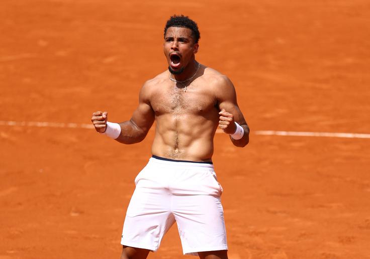 Arthur Fils po zmagi. | Foto: Reuters