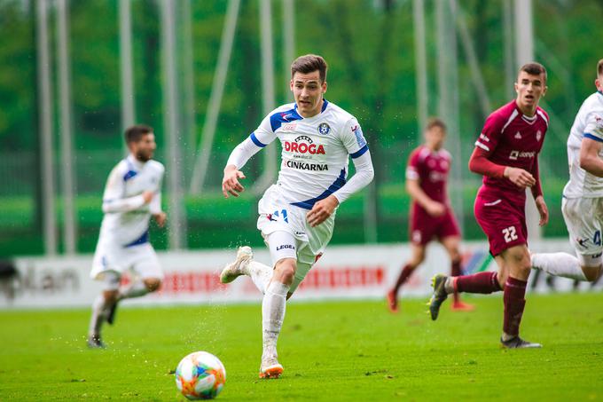 Gol za točko Celja je zabil mladi Luka Kerin. | Foto: Peter Podobnik / Sportida