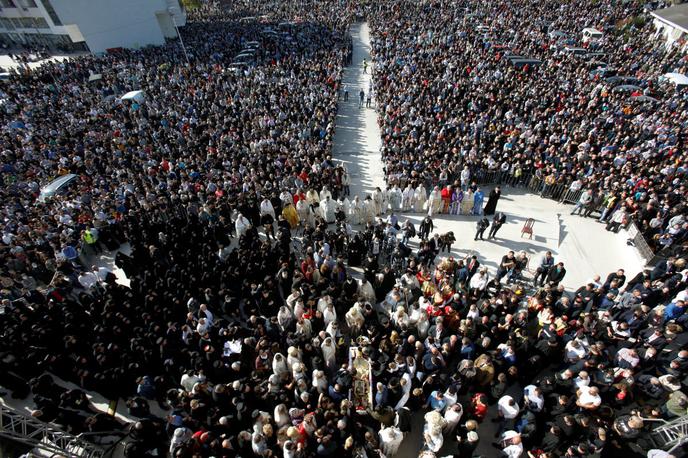 Podgorica, Amfilohije | Pogreba se je udeležilo več tisoč ljudi. | Foto Reuters