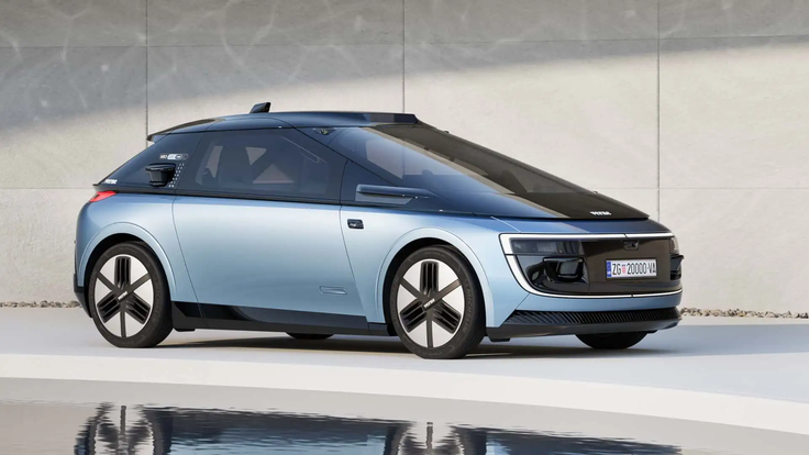 Rimčev samovozeči taksi Verne, ki je za zdaj edini popolnoma evropski produkt samodejne vožnje četrte stopnje. | Foto: Rimac Automobili