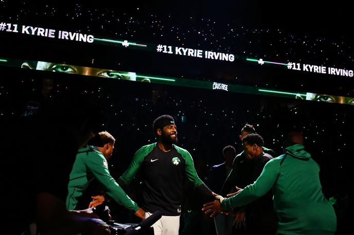Kyrie Irving | Kyrie Irving je spet aktiven v dresu Boston Celtics. | Foto Getty Images