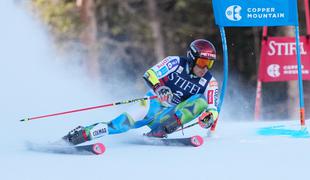 Kranjec na ciljni strmini zapravil stopničke