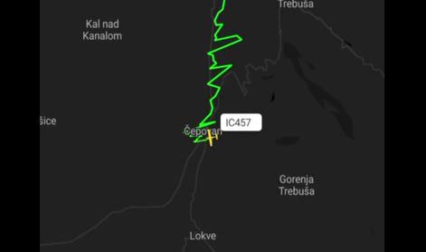 V strmoglavljenju letala pri Čepovanu umrl 61-letnik z Gorenjske