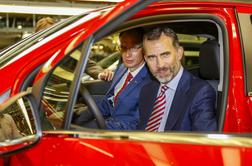 Opel mokko s proizvodne linije v svet pospremil španski kralj