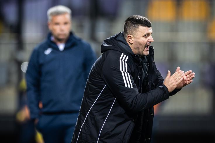 Feđa Dudić je v krstnem nastopu v 1. SNL popeljal Maribor do zmage nad Domžalami. | Foto: Jure Banfi