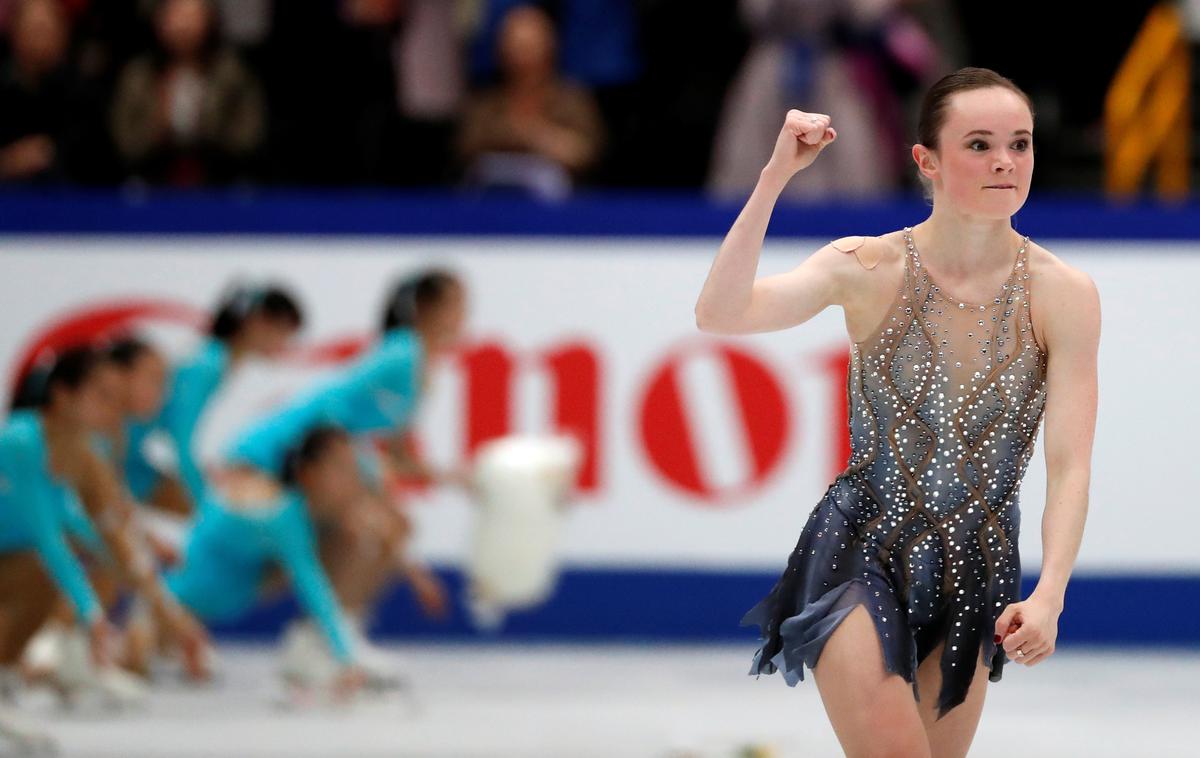 Mariah Bell | Je Američanka Mariah Bell res namerno porezala tekmico iz Južne Koreje? | Foto Reuters