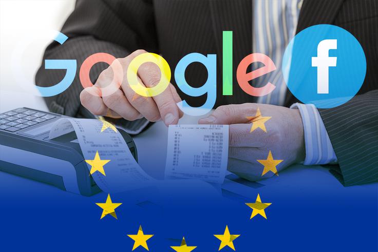 Davek. Google. Facebook. Evropska unija. Korporacija. | Foto: Getty Images
