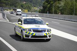 Nalet vozil na cesti Kranj–Polica, promet  že sproščen