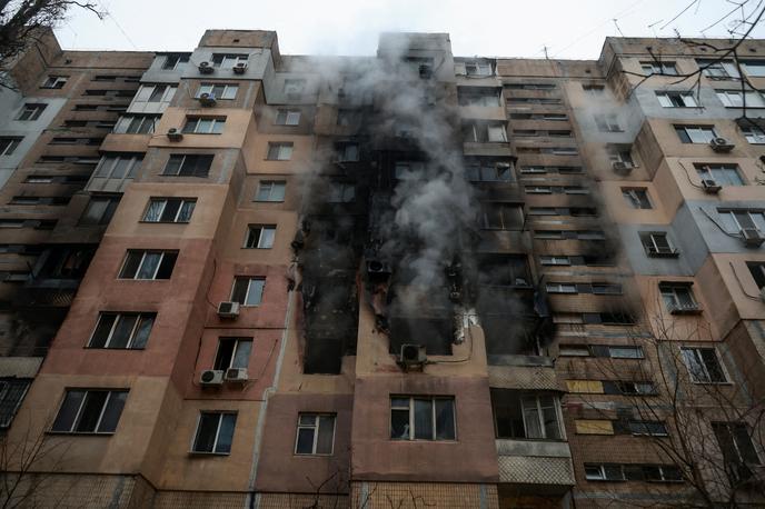 Napadi v Ukrajini | Poškodovanih je bilo 23 ljudi. | Foto Reuters