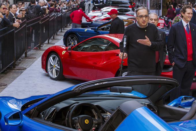 Iz Ferrarija so sporočili, da bo predsednik Sergio Marchionne prevzel tudi položaj glavnega izvršnega direktorja. Po 26 letih službovanja v družbi se namreč s tega položaja umika Amedeo Felisa, ki se bo upokojil. | Foto: Ferrari in Reuters
