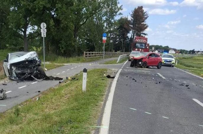 nesreča, Ptuj, avtomobil, policija, smrtna | O nesreči so policisti obvestili dežurnega preiskovalnega sodnika in državnega tožilca. Preiskava nesreče še poteka. | Foto PU Maribor