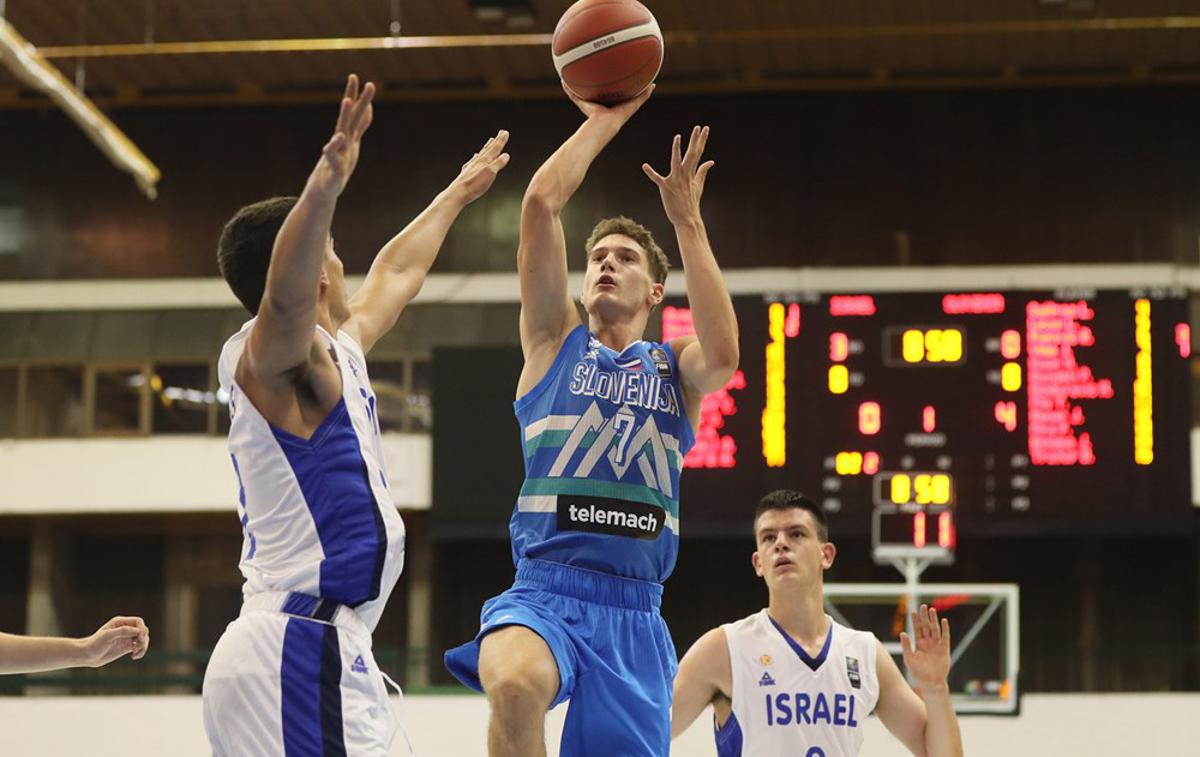 Jan Vide Slovenija U16 | Jan Vide je v preteklih dveh poletjih igral za slovensko reprezentanco do 16 in nato 17 let. | Foto FIBA