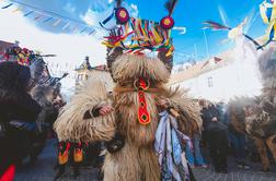 Kurenti in pustne maske: začetek tradicionalnega rajanja na Ptuju