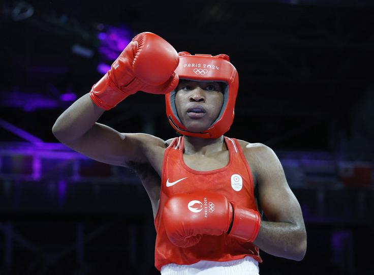 Cindy Ngamba piše zgodovino. | Foto: Reuters