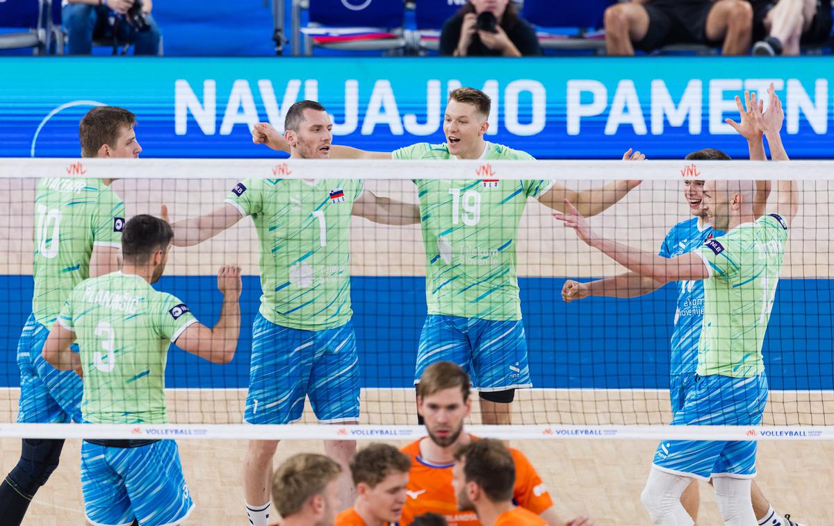 liga narodov Slovenija Nizozemska | Slovenci se bodo danes pomerili z Italijo. | Foto Grega Valančič