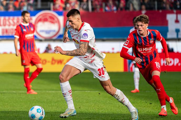 Benjamin Šeško RB Leipzig | Benjamin Šeško je z Leipzigom zmagal. | Foto Guliverimage