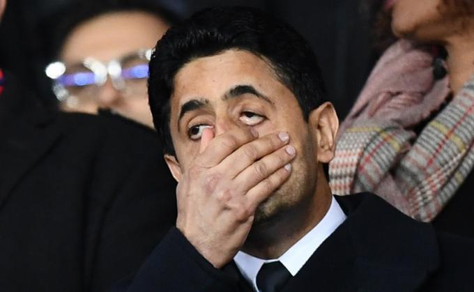 Nasser Al-Khelaifi je bil v tej sezoni spet krepko razočaran. Zanj šteje le uspeh v Evropi. | Foto: Getty Images
