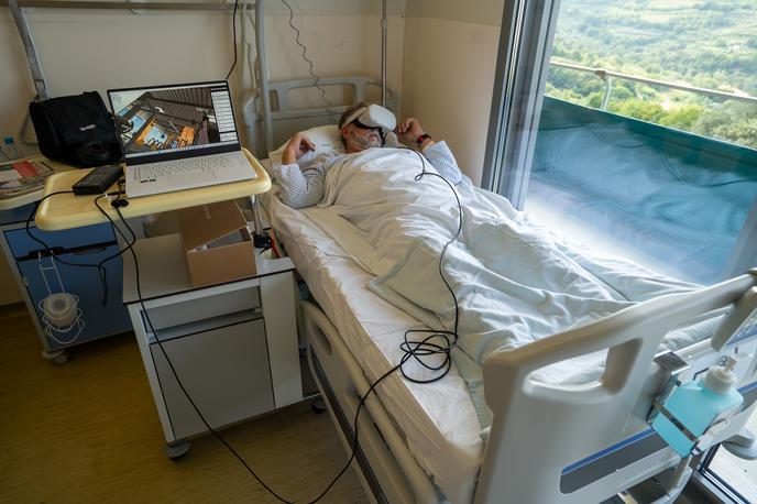 Koper raziskava | Do zdaj so preučili že 92 moških preiskovancev, starih od 18 do 75 let, ki so neprekinjeno preležali od deset do 35 dni.  | Foto STA
