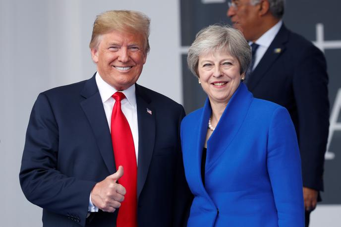 Donald Trump, Theresa May | Foto Reuters